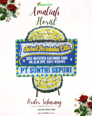 Papan Bunga Duka di Jatisampurna