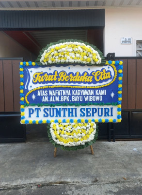 Papan Bunga Duka di Jatisampurna