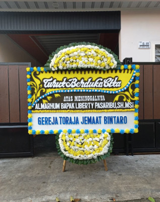 Papan Bunga Duka di Jatisampurna