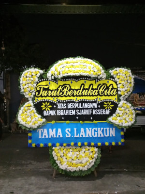 Papan Bunga Duka di Jatisampurna